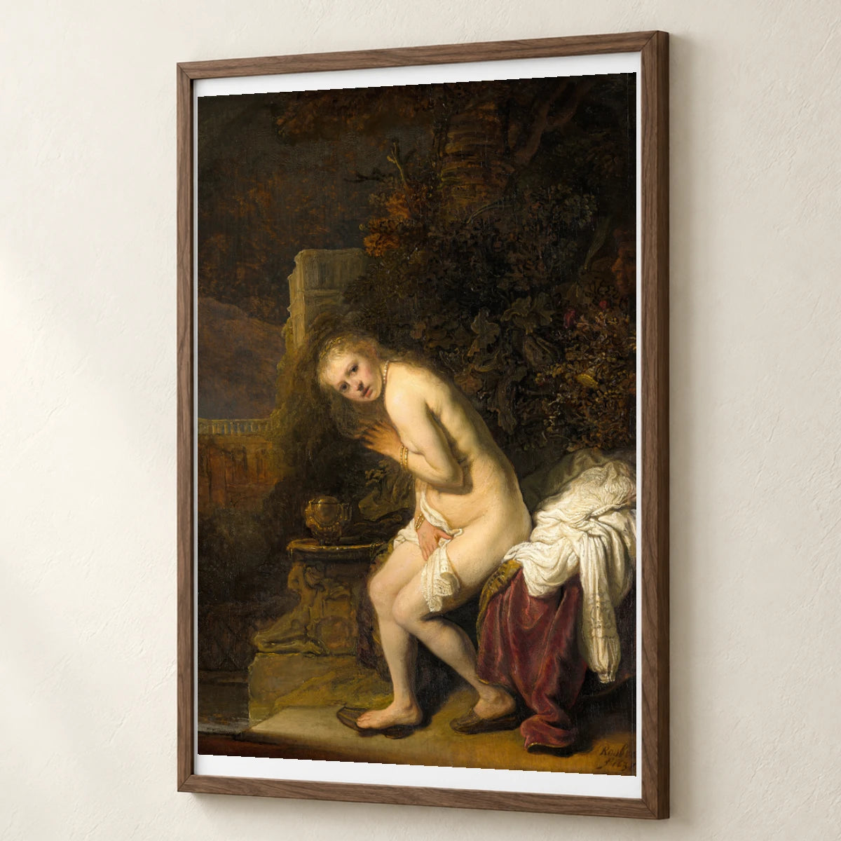 Susanna — Rembrandt van Rijn rembrandt van rijn print by SaamCrafts
