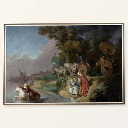 The Abduction Of Europa — Rembrandt van Rijn rembrandt van rijn print by SaamCrafts