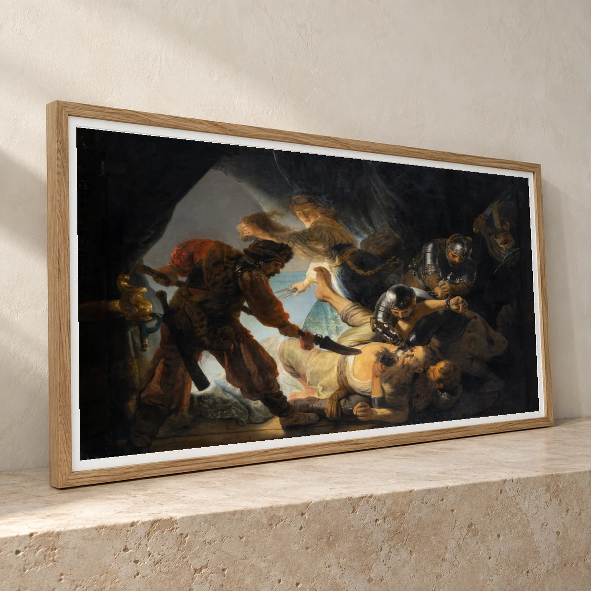 The Blinding Of Samson — Rembrandt van Rijn rembrandt van rijn print by SaamCrafts