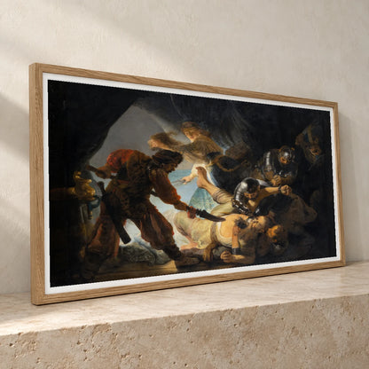 The Blinding Of Samson — Rembrandt van Rijn rembrandt van rijn print by SaamCrafts