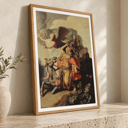 The Donkey Of The Prophet Balaam — Rembrandt van Rijn rembrandt van rijn print by SaamCrafts