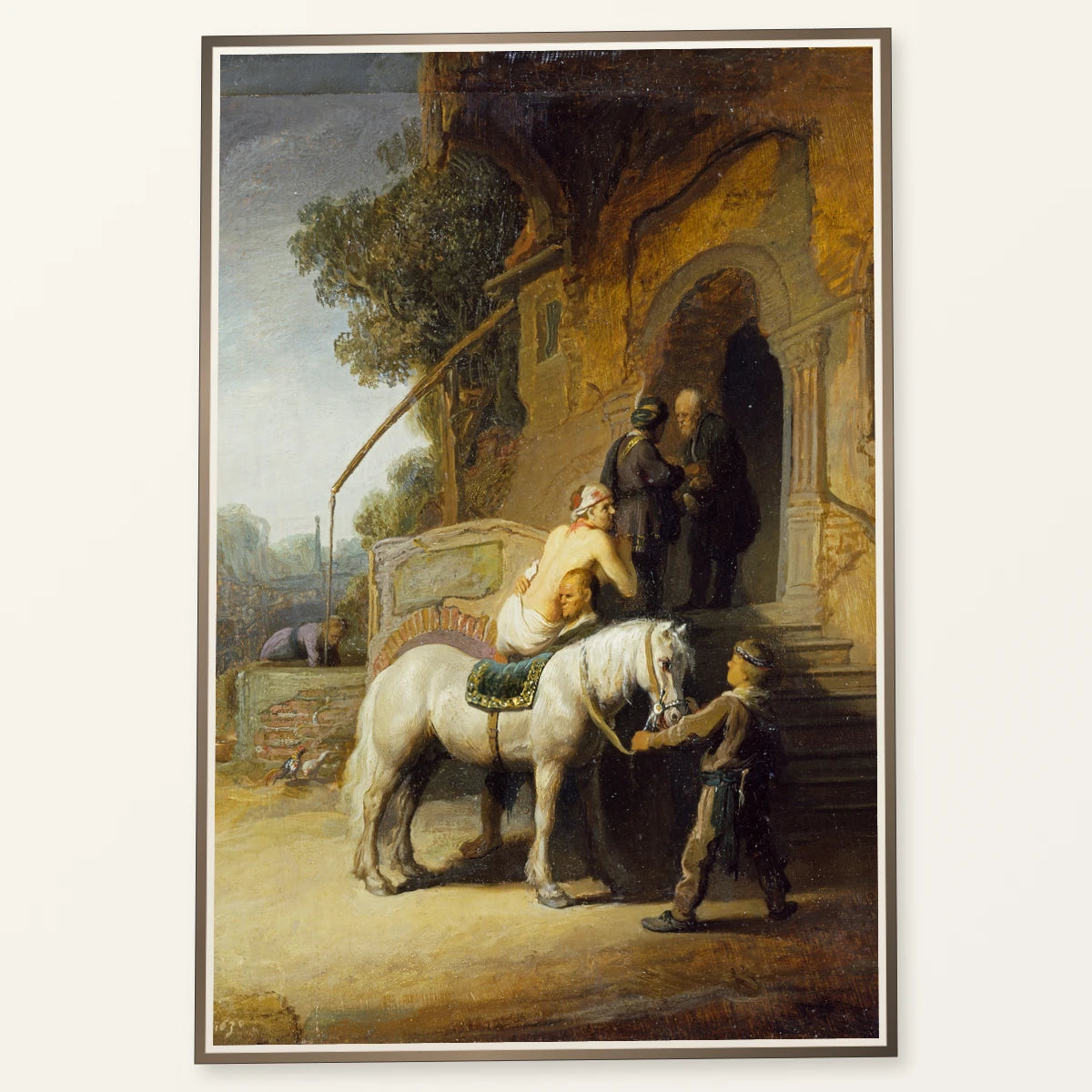 The Good Samaritan — Rembrandt van Rijn rembrandt van rijn print by SaamCrafts