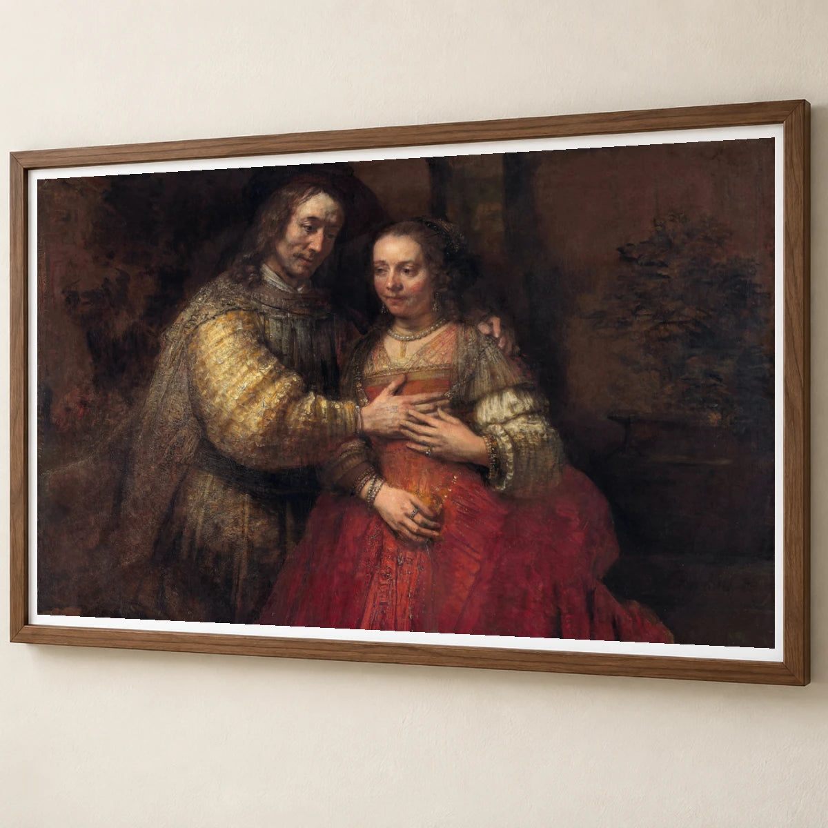 The Jewish Bride (c. 1665 C. 1669) — Rembrandt van Rijn rembrandt van rijn print by SaamCrafts