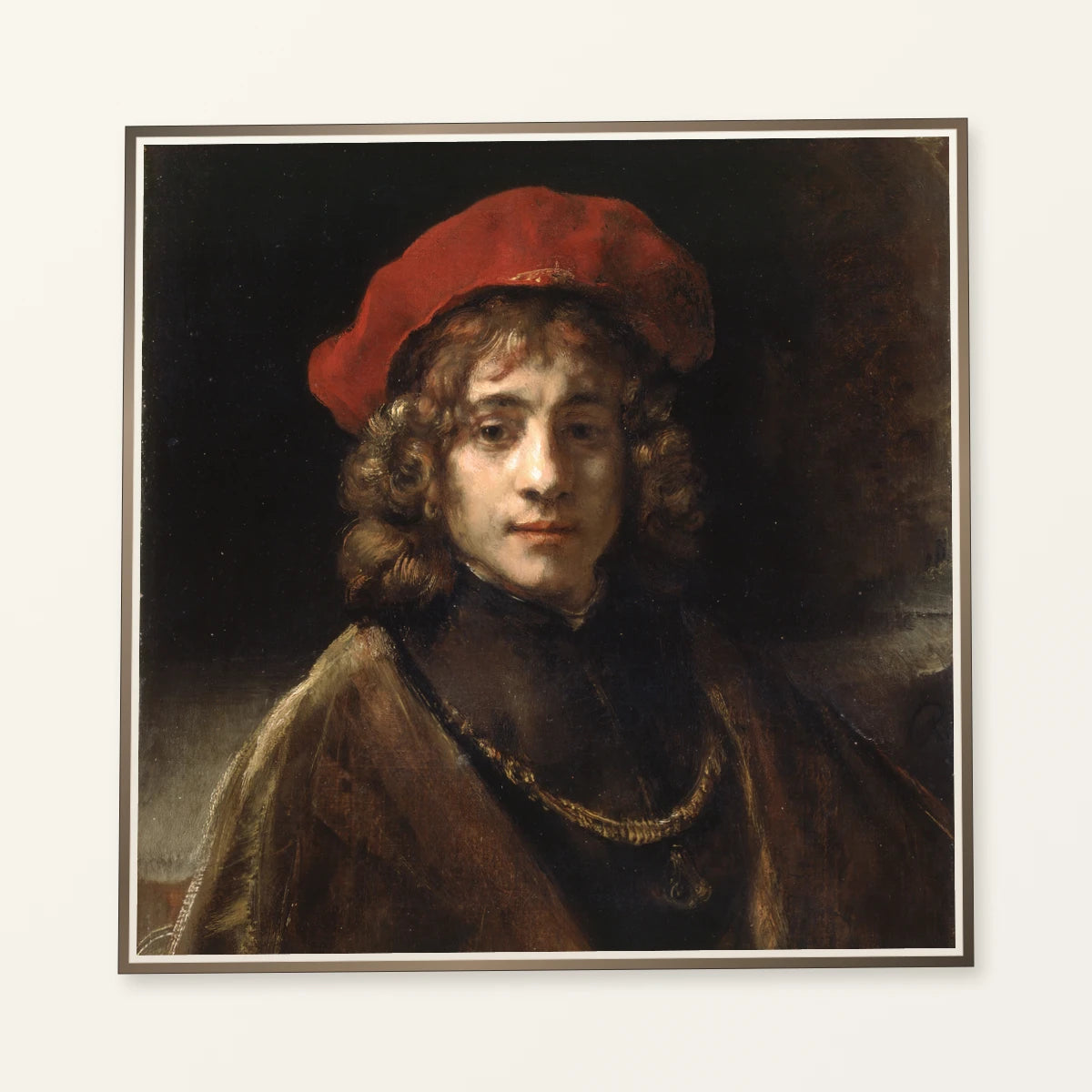 Titus, The Artist’s Son (c. 1657) — Rembrandt van Rijn rembrandt van rijn print by SaamCrafts