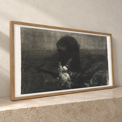 Schlachtfeld (1907) — Käthe Kollwitz käthe kollwitz print by SaamCrafts