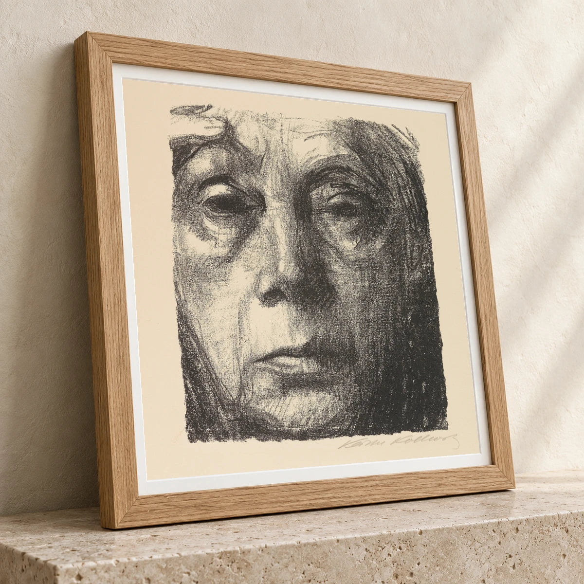 Selbstbildnis (1934) — Käthe Kollwitz käthe kollwitz print by SaamCrafts