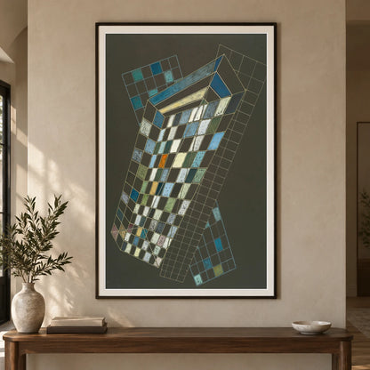 Wassily Kandinsky Kleine Flächen (small Planes) (1936) — Wassily Kandinsky shown in a styled interior