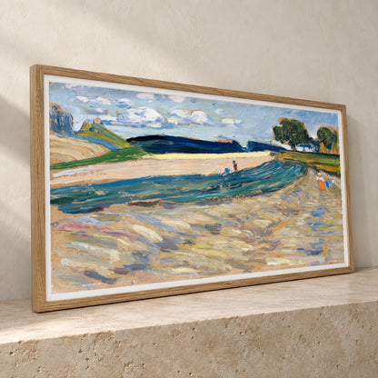 Wassily Kandinsky Landscape With A Yellow Field (1905) — Wassily Kandinsky wassily kandinsky print by SaamCrafts