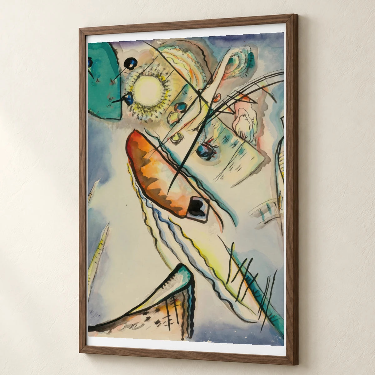 Wassily Kandinsky Ohne Titel (untitled) (1916) — Wassily Kandinsky wassily kandinsky print by SaamCrafts