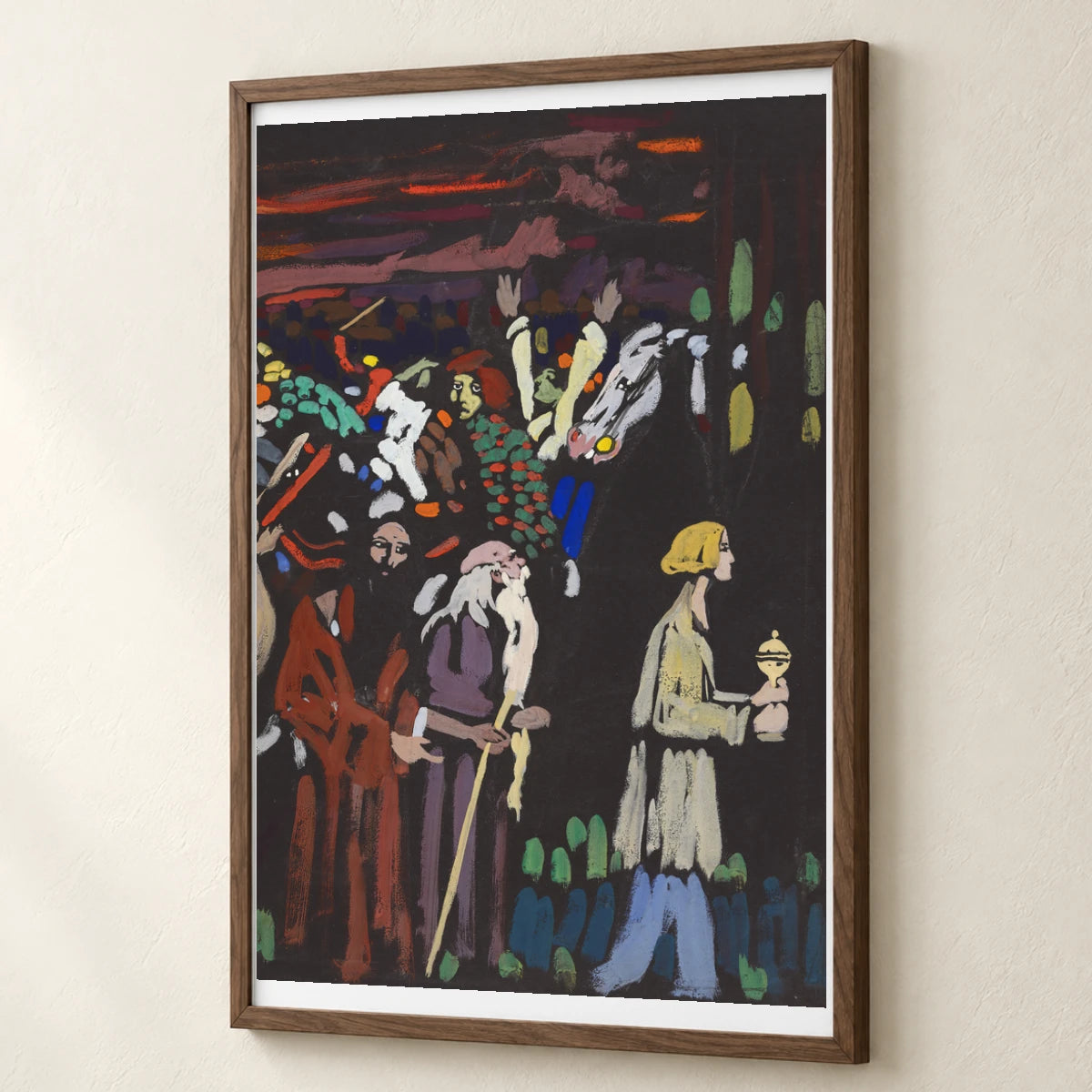 Wassily Kandinsky Study On ‘panic’ (1907) — Wassily Kandinsky wassily kandinsky print by SaamCrafts