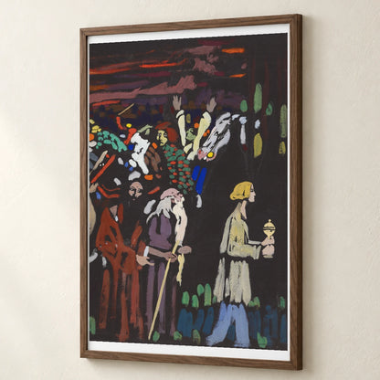Wassily Kandinsky Study On ‘panic’ (1907) — Wassily Kandinsky wassily kandinsky print by SaamCrafts