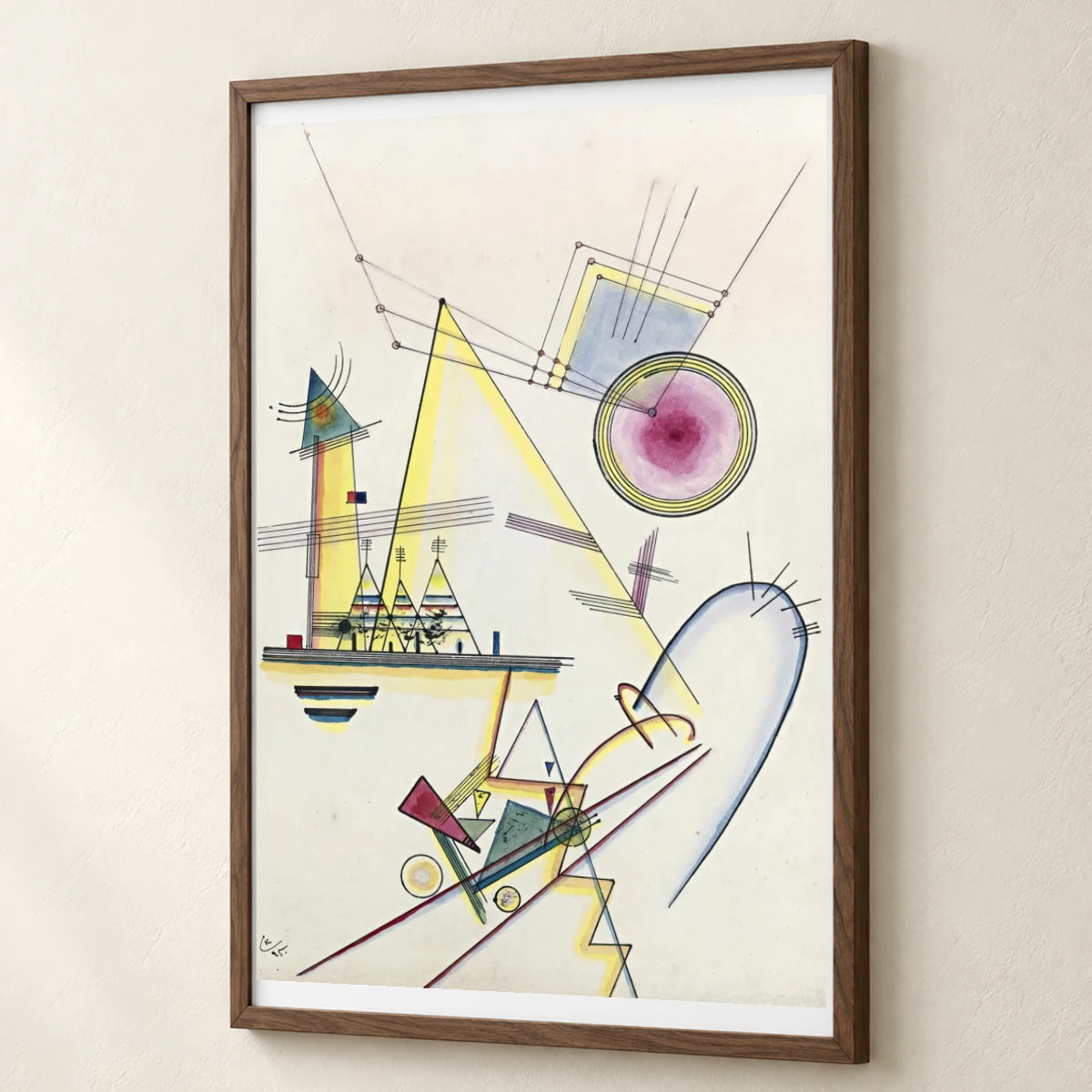Wassily Kandinsky Zartes Gemüt (delicate Soul) (1925) — Wassily Kandinsky wassily kandinsky print by SaamCrafts